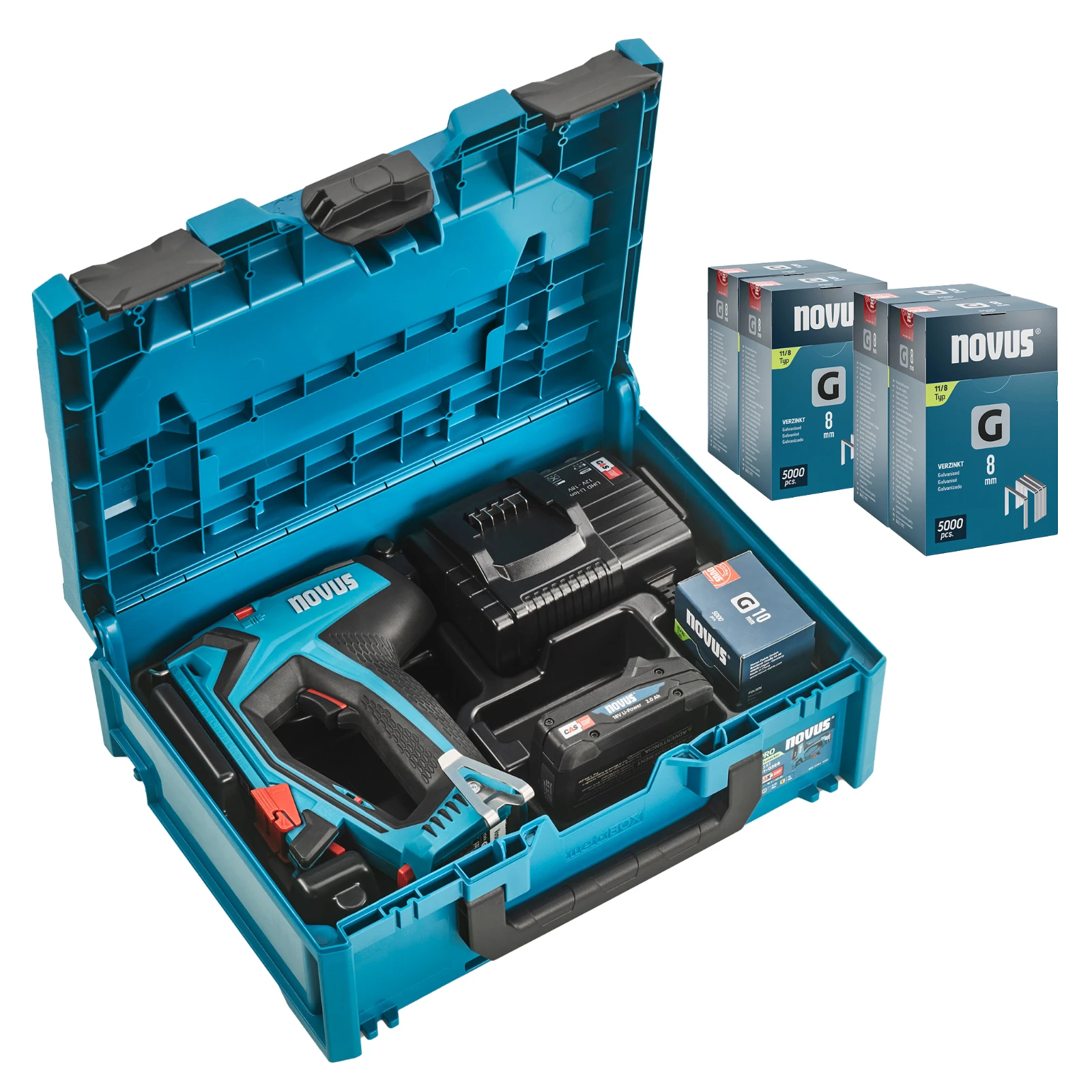 Novus Accu tacker J-551 (kofferset)