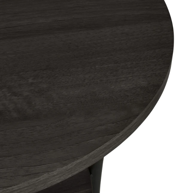 ERRO Bijzettafel Rond - O55 x H55 cm - zwart