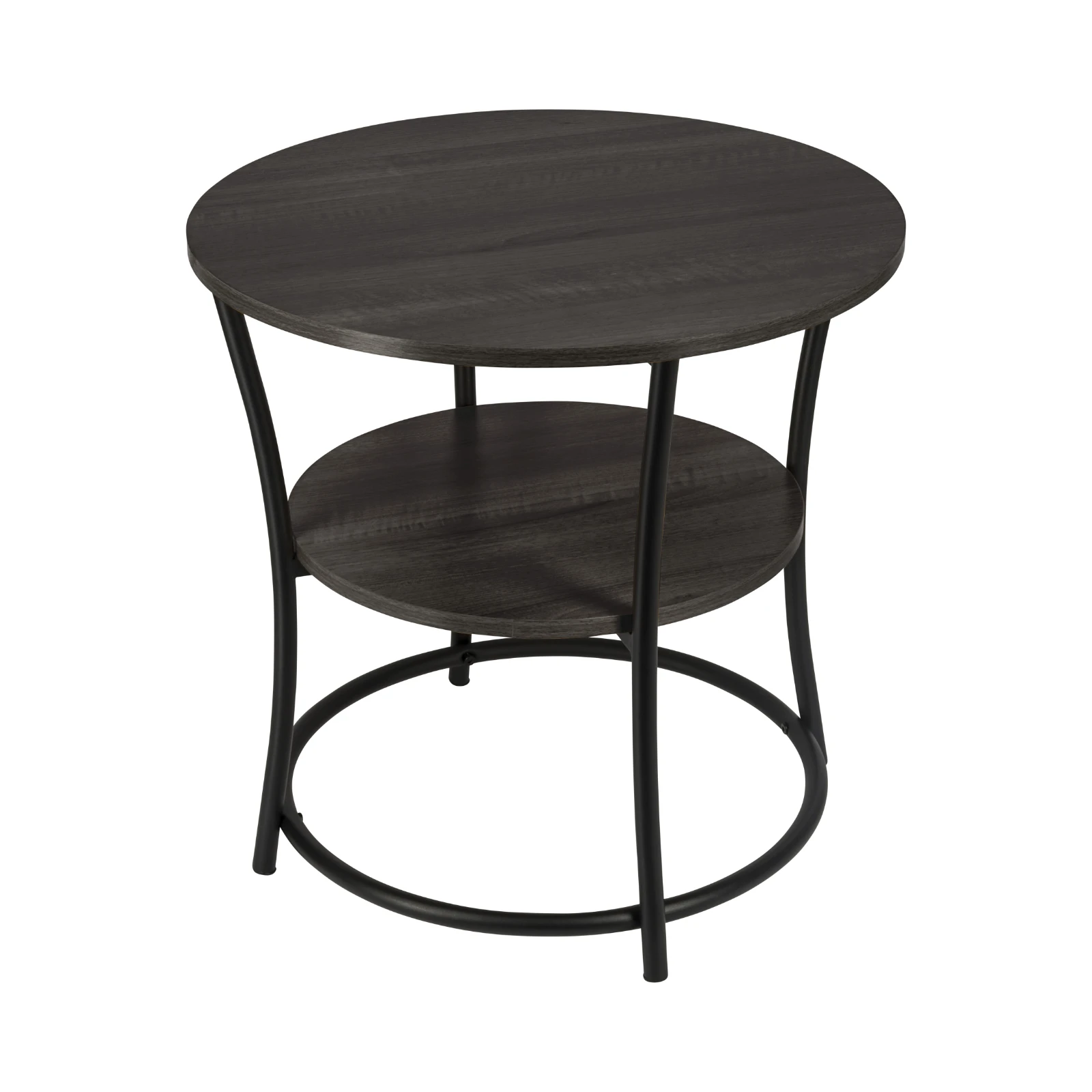 ERRO Bijzettafel Rond - O55 x H55 cm - zwart
