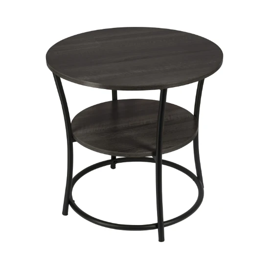 ERRO Bijzettafel Rond - O55 x H55 cm - zwart