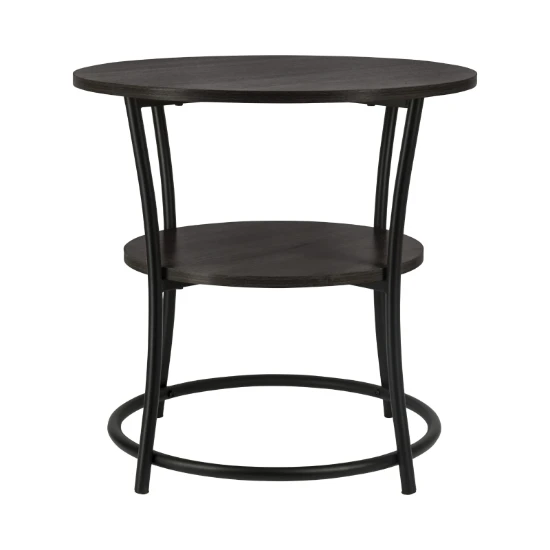 ERRO Bijzettafel Rond - O55 x H55 cm - zwart