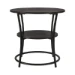 ERRO Bijzettafel Rond - O55 x H55 cm - zwart