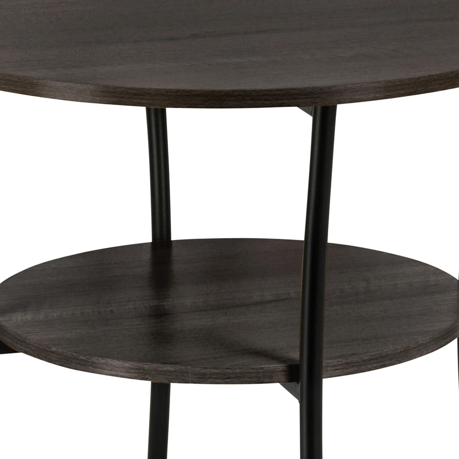 ERRO Bijzettafel Rond - O55 x H55 cm - zwart