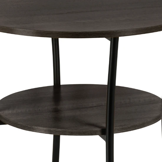 ERRO Bijzettafel Rond - O55 x H55 cm - zwart