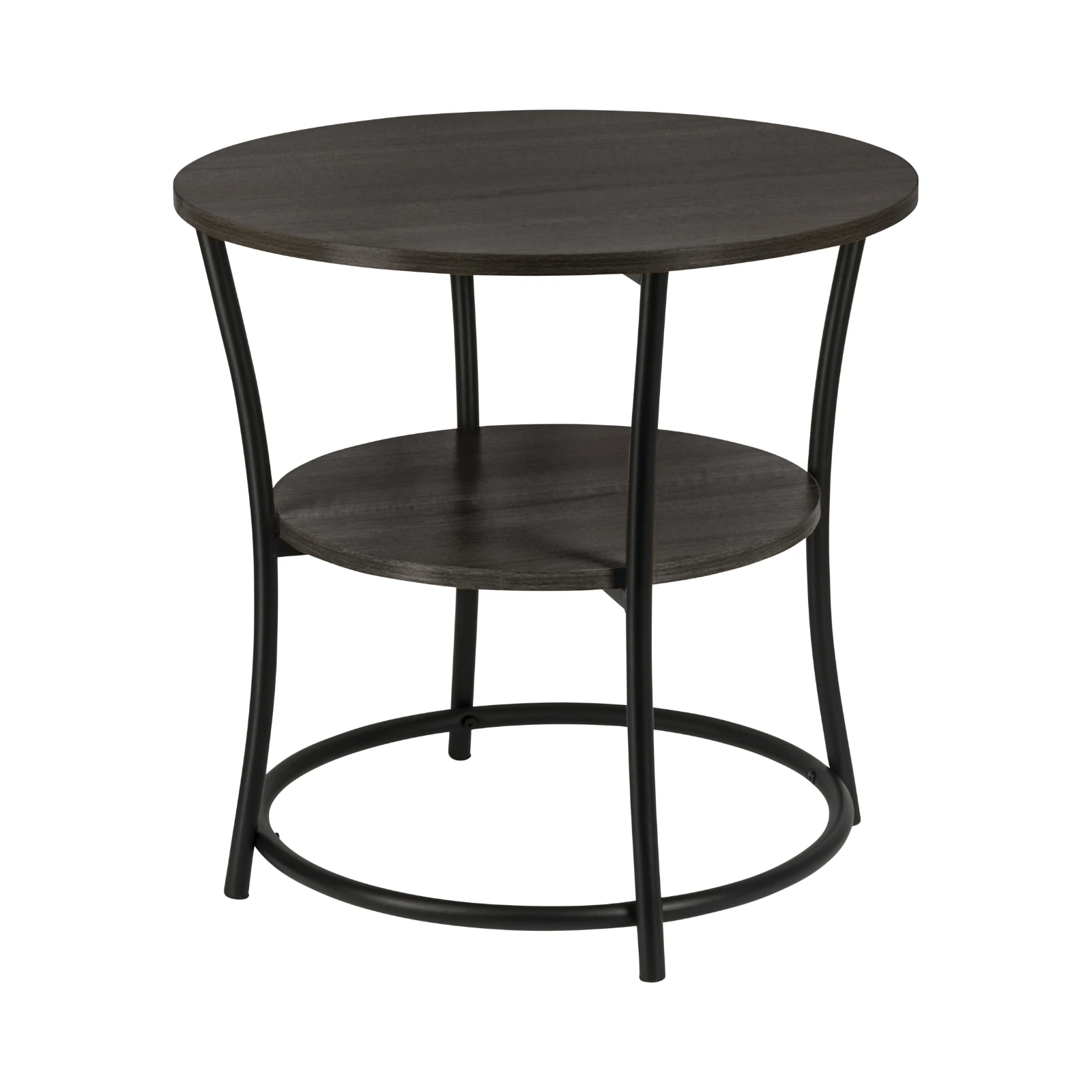 ERRO Bijzettafel Rond - O55 x H55 cm - zwart
