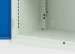 bott Verso systeemkast 1300x550x2000mm 4 legborden 2 raamdeuren RAL 3004