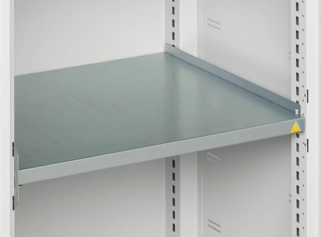 bott Verso kast gevleugelde deuren 525x350x900mm 2 legborden RAL 3004