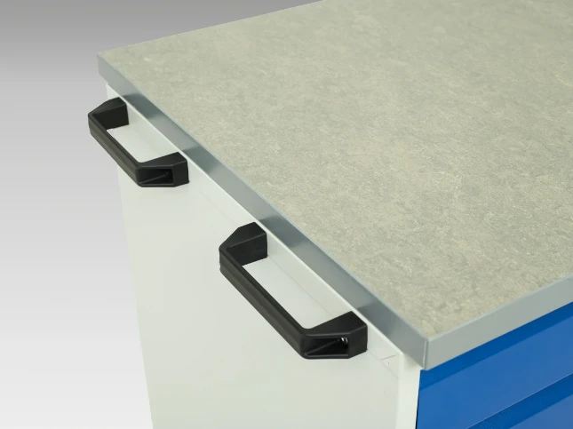 bott Verso mobiele kast 1050x550x965mm 2 laden 2 deuren top tray RAL 7016