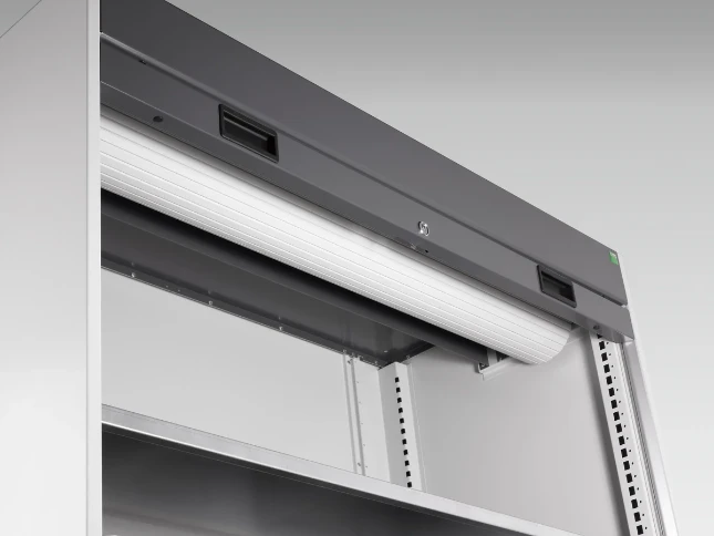 bott Cubio systeemkast 4 legborden hoogte 2000 mm RAL 3004