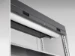 bott Cubio systeemkast 4 legborden hoogte 2000 mm RAL 7035