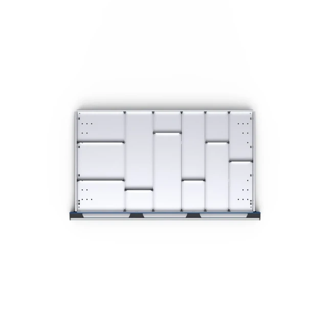 bott Cubio indelingsassortiment 11 compartimenten 800x750x150 mm