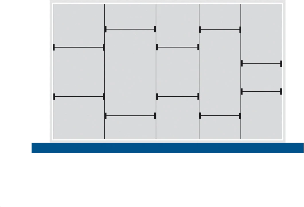 bott Cubio indelingsassortiment 15 compartimenten 800x525x100 mm