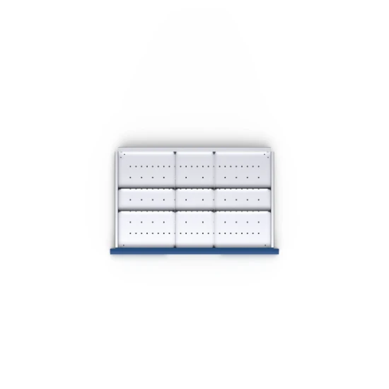 bott Verso indelingsassortiment 9 compartimenten 800x550x100/125mm