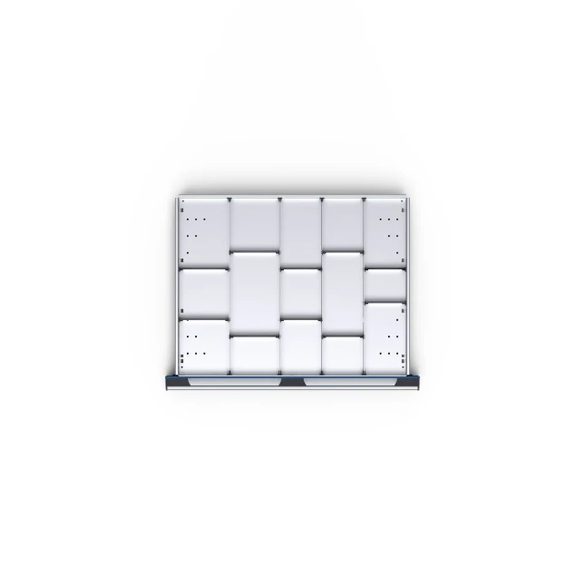 bott Cubio indelingsassortiment 15 compartimenten 800x650x100 mm