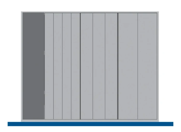 bott Cubio indelingsassortiment 650x525x28mm RAL 7011
