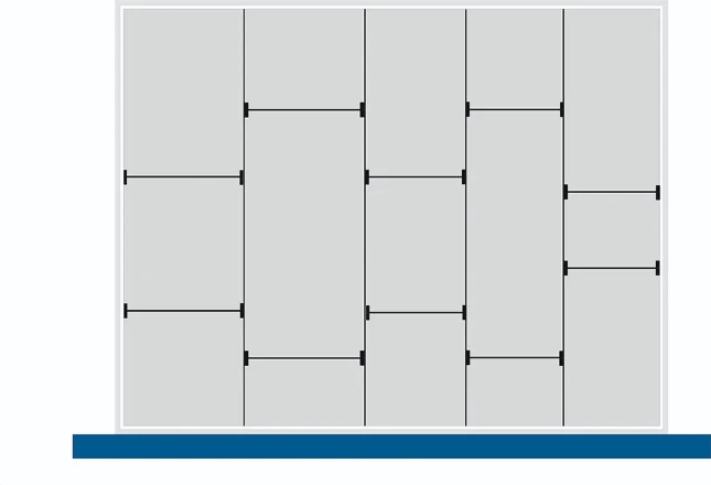 bott Cubio indelingsassortiment 15 compartimenten 800x650x150 mm