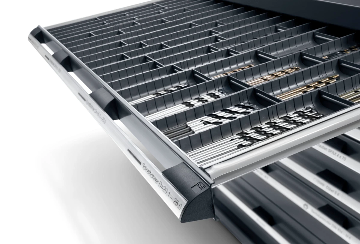 bott Cubio indelingsassortiment 650x650x28mm RAL 7011