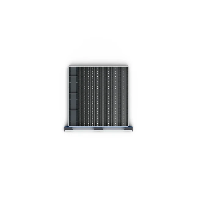 bott Cubio indelingsassortiment 650x650x28mm RAL 7011