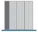 bott Cubio indelingsassortiment 650x650x28mm RAL 7011
