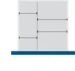 bott Cubio indelingsassortiment 6 compartimenten 525x525x75 mm