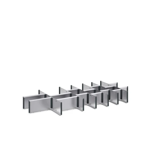 bott Cubio indelingsassortiment 21 compartimenten 1300x650x150 mm