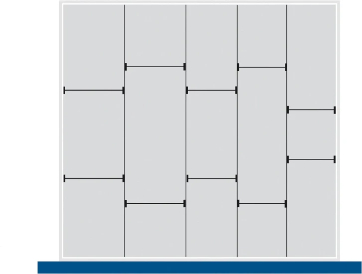 bott Cubio indelingsassortiment 15 compartimenten 800x750x100 mm