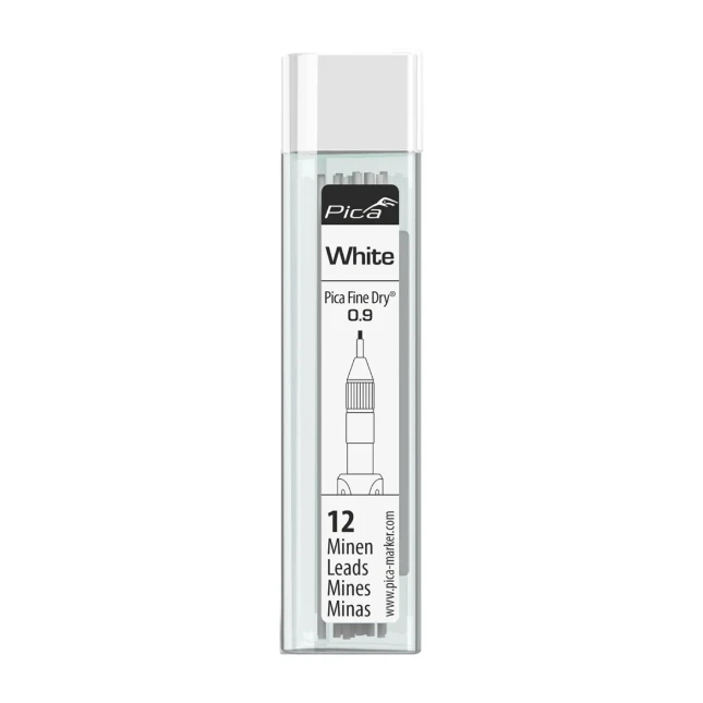 Pica Fine Dry 7031 Navulling wit - 12 staafjes