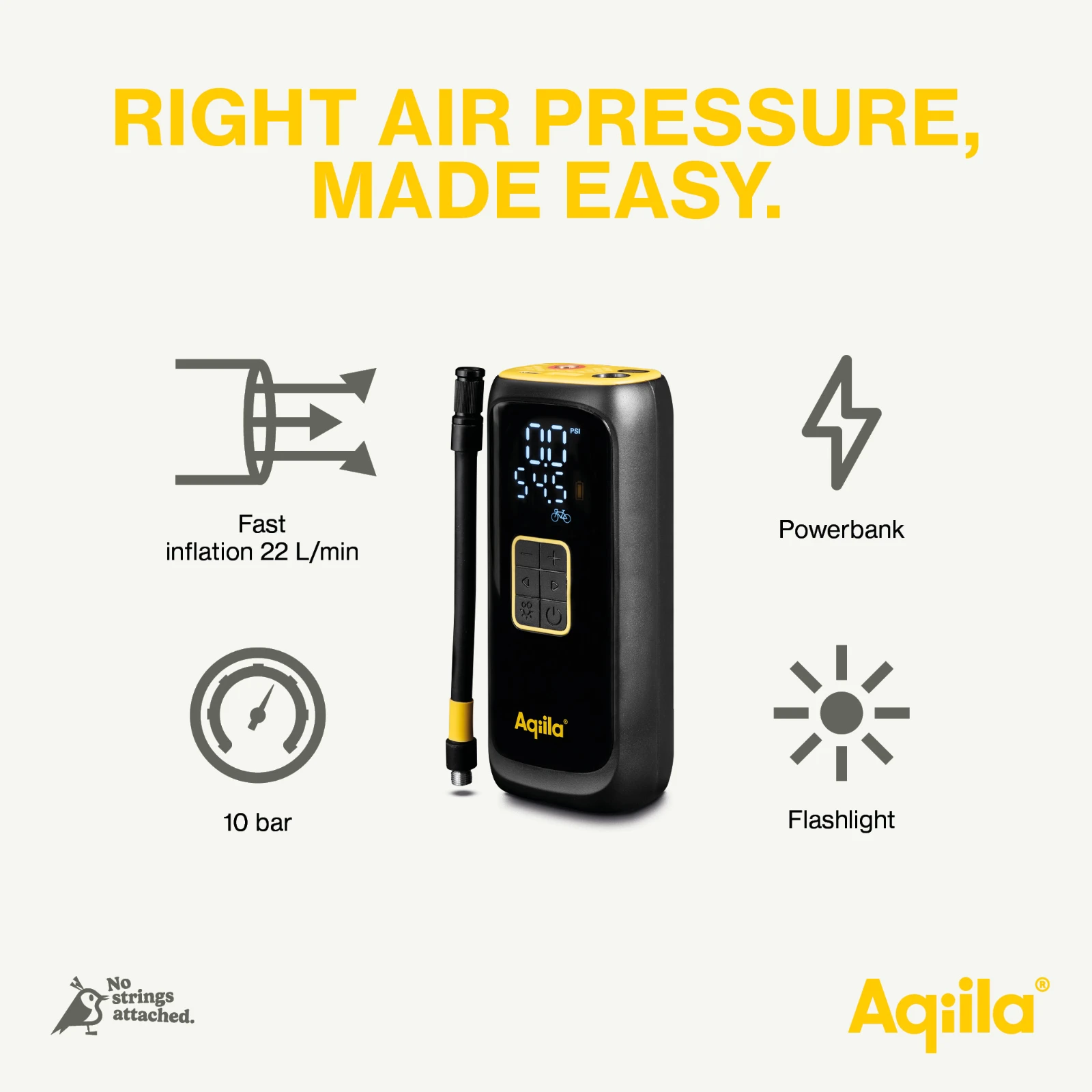 Aqiila Draagbare Compressor Airbird C4
