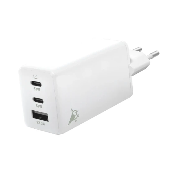 Aqiila Snellader Chargebird W3 65W 3 poorten