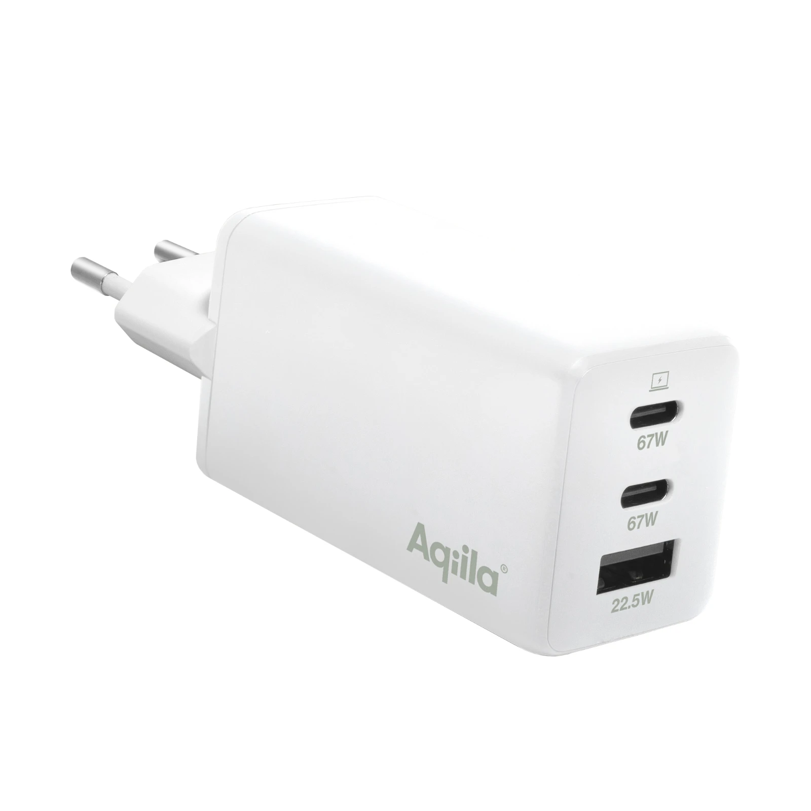 Aqiila Snellader Chargebird W3 65W 3 poorten