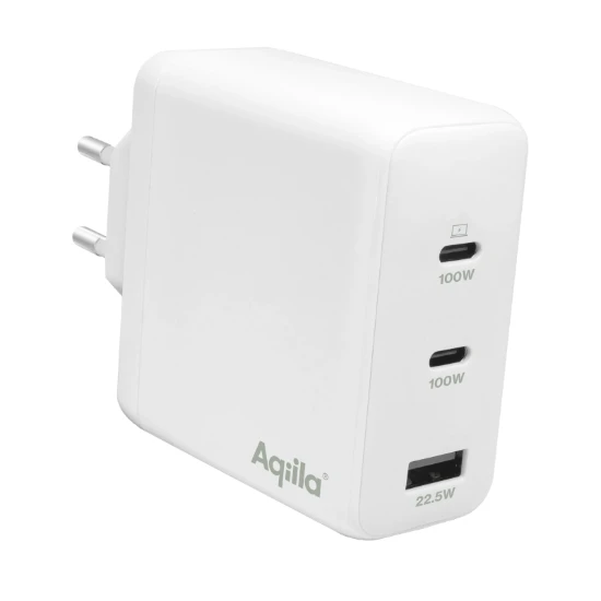 Aqiila Snellader Chargebird W4 120W 3 poorten
