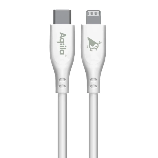 Aqiila Oplaadkabel Cablebird CS22 USB-C naar Lightning 2m siliconen