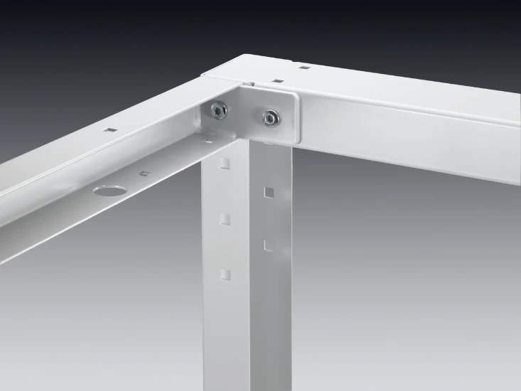 bott Cubio Verrijdbare Werktafel Breedte 1500 Hoogte 840-1140 mm RAL 7035