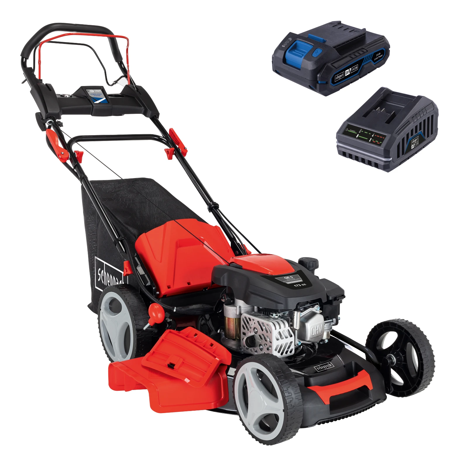 Scheppach Grasmaaier Benzine MS173-51 - 51cm - 173cc - Hybride start