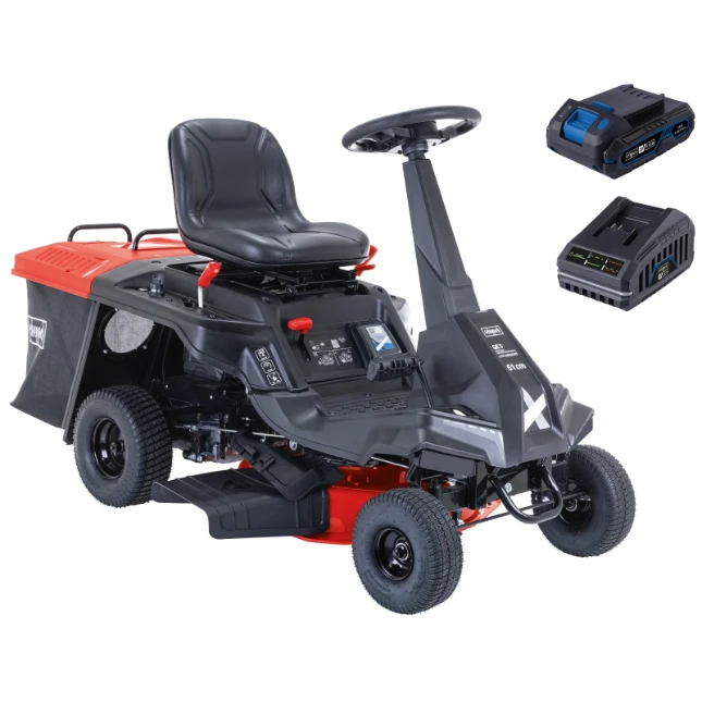 Scheppach Benzine zitmaaier  MR230-61 224cc 4.4kW - incl. accu voor hybride start