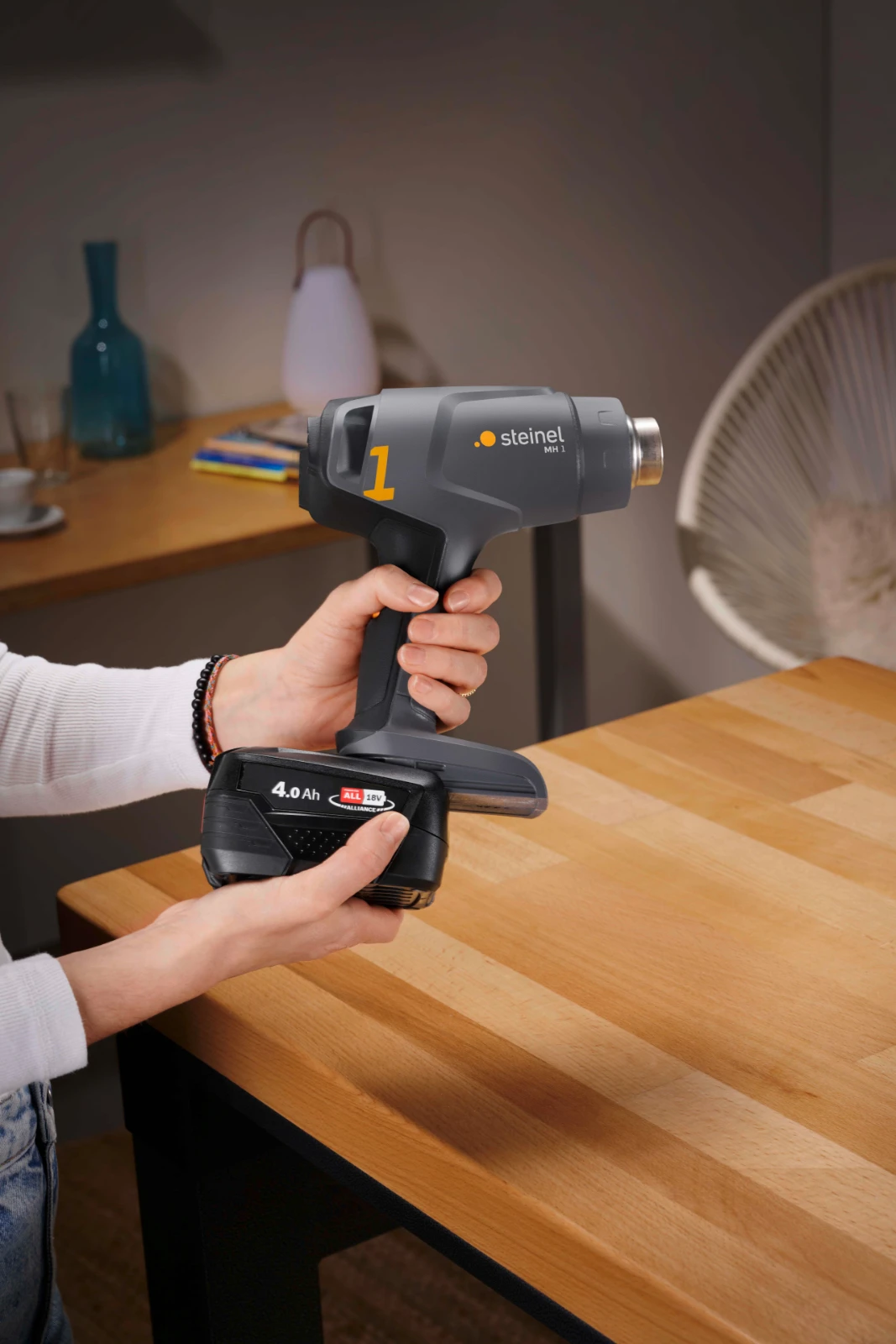 Steinel Accu Heteluchtpistool MobileHeat 1 - zonder accu