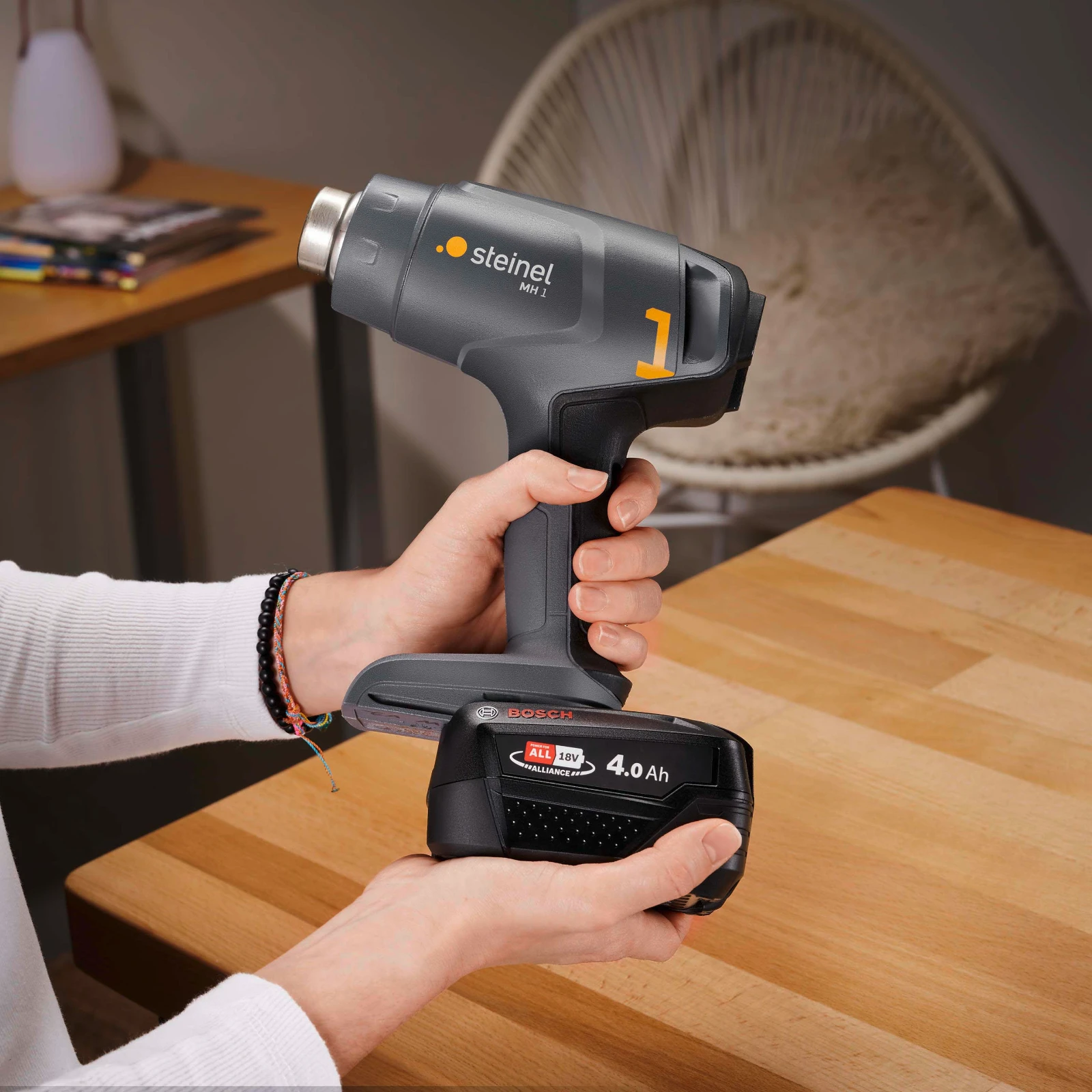 Steinel Accu Heteluchtpistool MobileHeat 1 - zonder accu