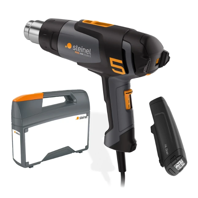 Steinel Heteluchtpistool HM 2120 E Carwrapperset met temperatuurmeter - inkoffer