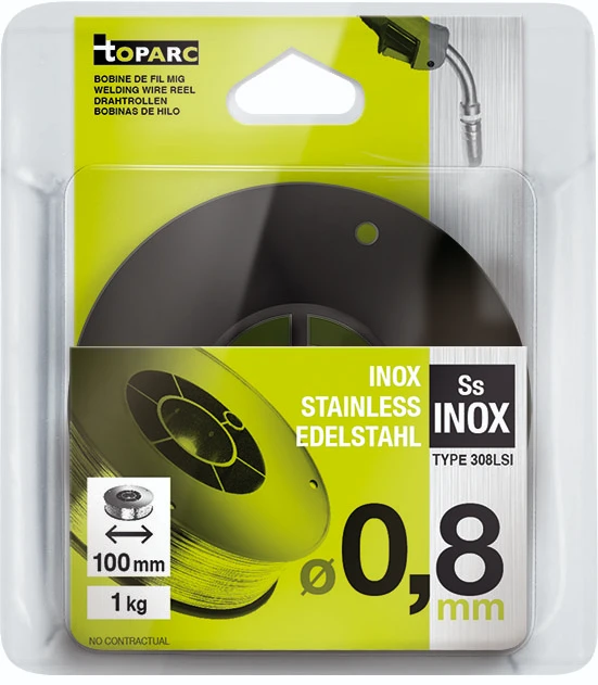GYS Lasdraad RVS 308LSi O0,8 mm - draadspoel S100 (1KG)