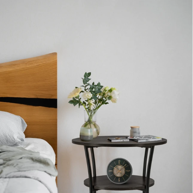 ERRO Bijzettafel Rond - O55 x H55 cm - zwart