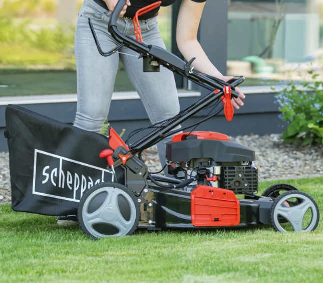 Scheppach Benzine grasmaaier MS150-46E 150cc 9PK (met accu)