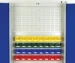bott Verso systeemkast 1050x550x2000mm 1 legbord 3 laden  RAL 5010