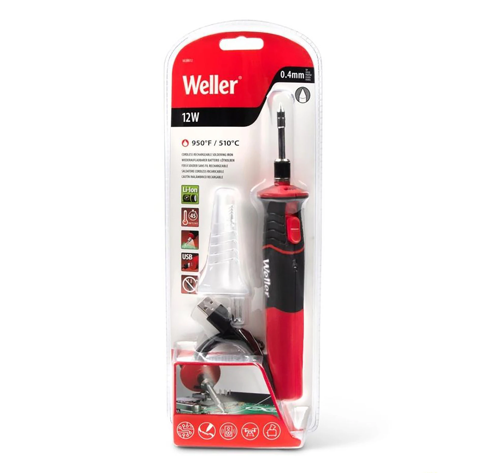 Weller Soldeerbout WLBRK12 USB-oplaadbaar 12W