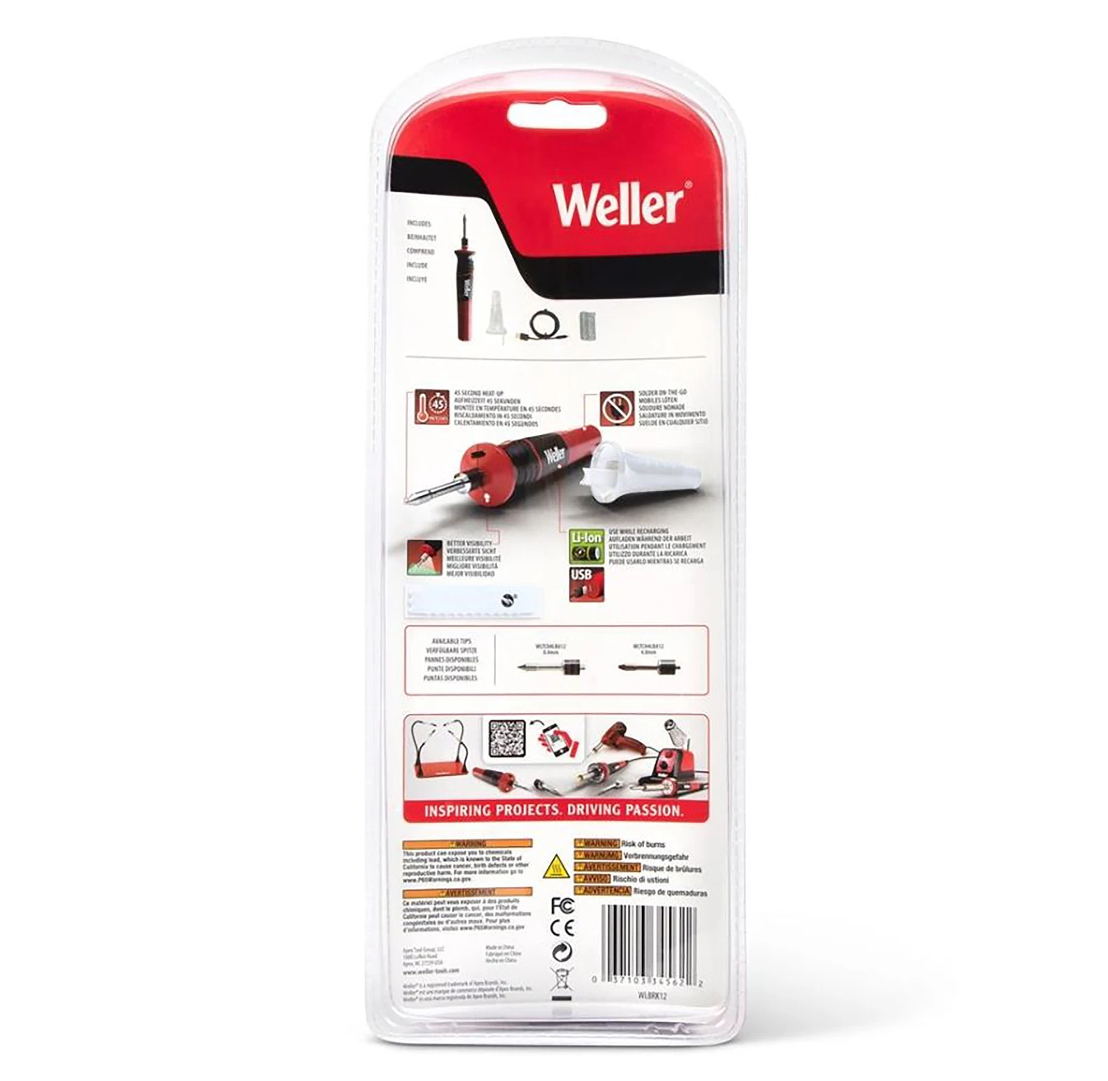 Weller Soldeerbout WLBRK12 USB-oplaadbaar 12W