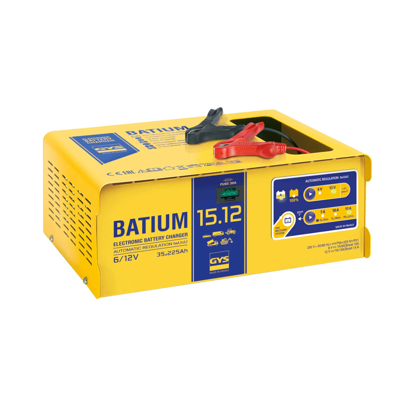 GYS-CHARGEUR AUTOMATIQUE BATIUM 15.12