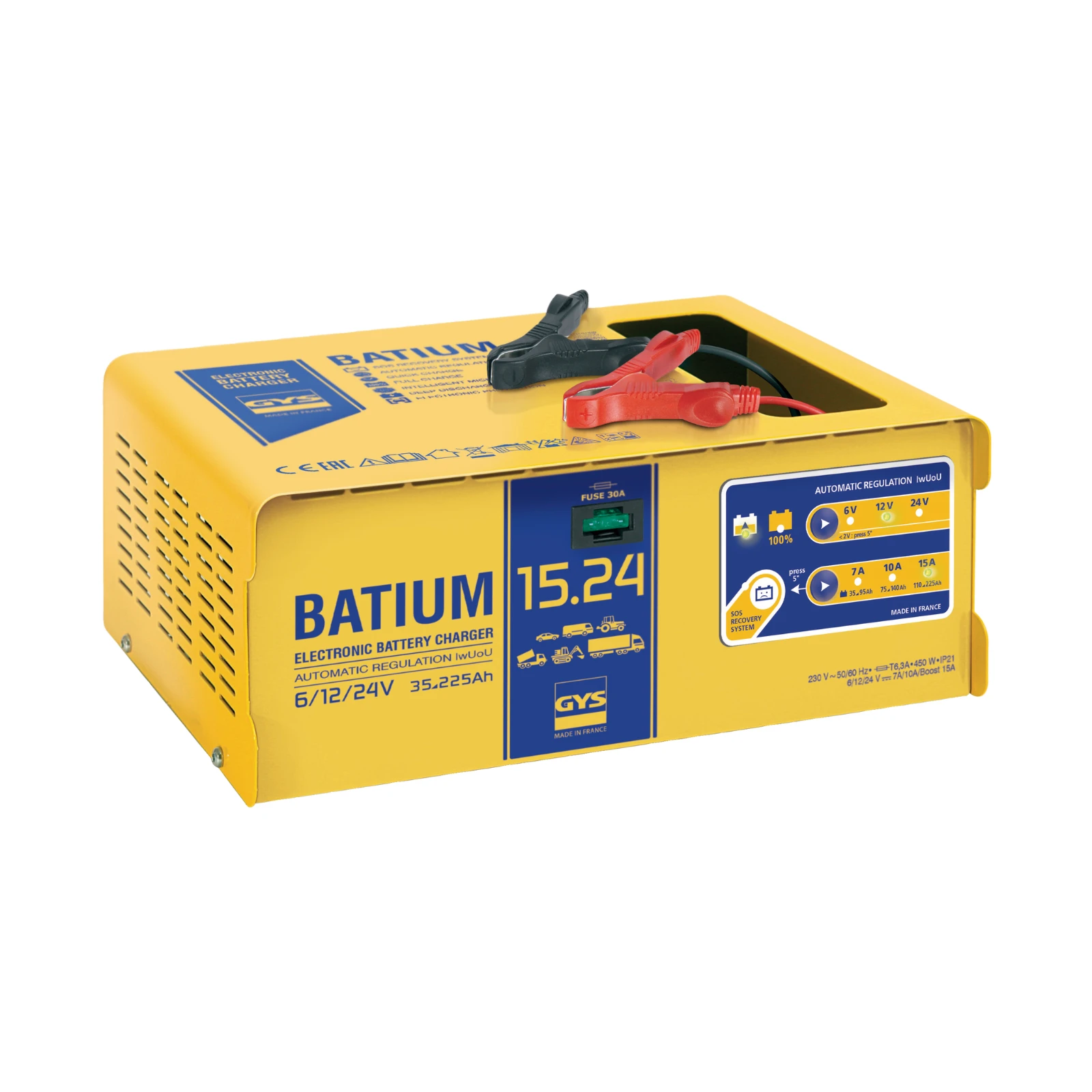 GYS Acculader BATIUM automatisch 15/24
