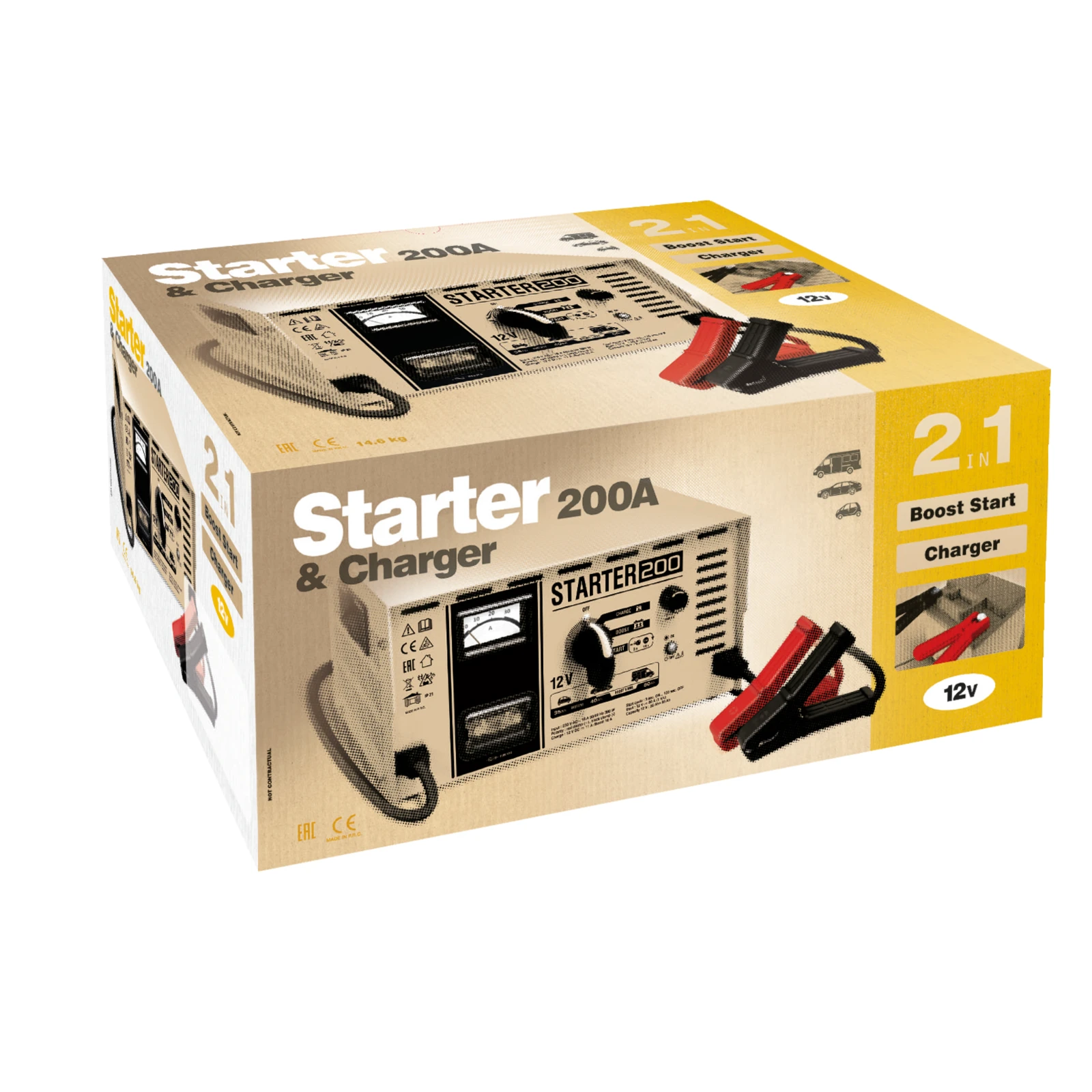 GYS Acculader/starter START 200 12V