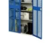 bott Verso kast gevleugelde deuren 1050x550x2000mm 4 legborden 8 lades RAL 3004