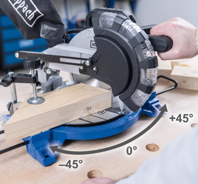 Scheppach Afkort- en verstekzaag HM210L
