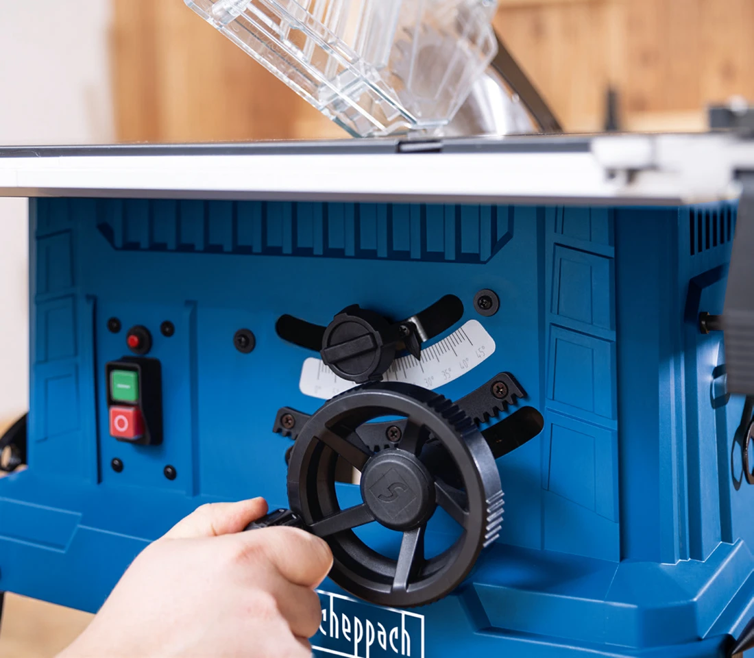 Scheppach Zaagtafel HS254 - 2200W - O254mm - Incl. onderstel en zaagblad (24T)